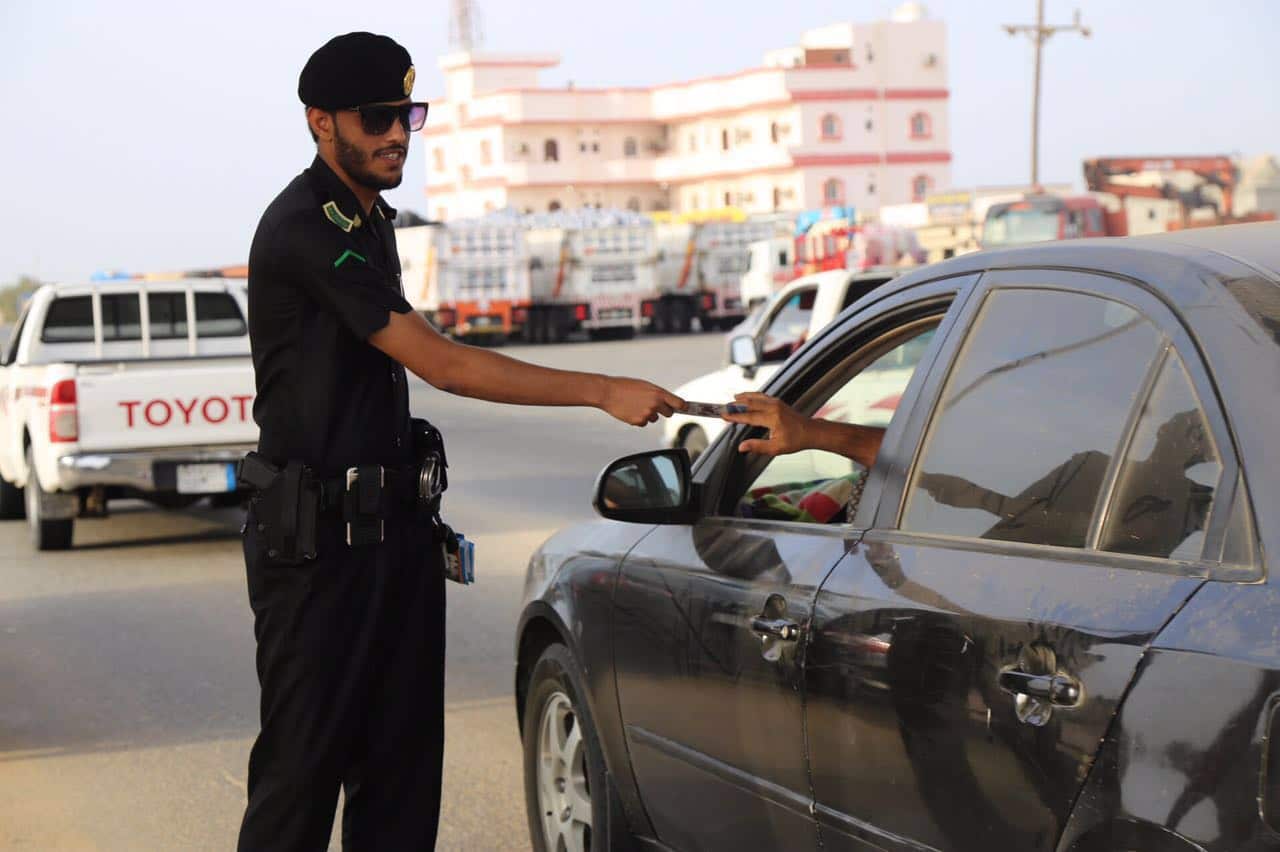 رقم المرور الحوادث المجاني بالسعودية